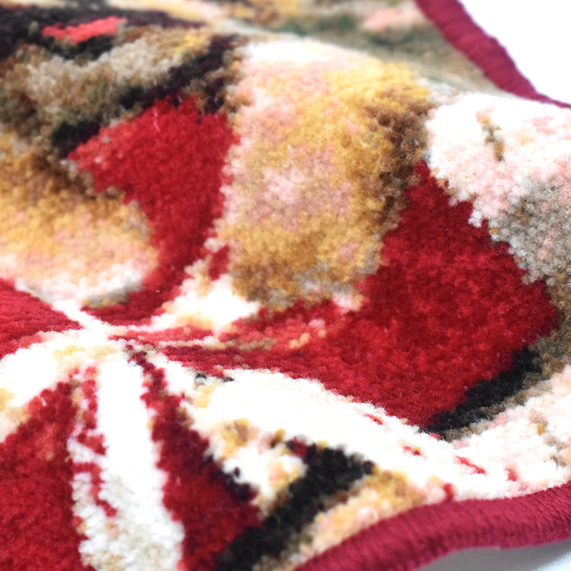 クリスマスシュナウザー 日本製 シェニール織 ミニハンカチ タオルハンカチ 17cm 犬猫柄 ミニチュアシュナウザー EjPetit