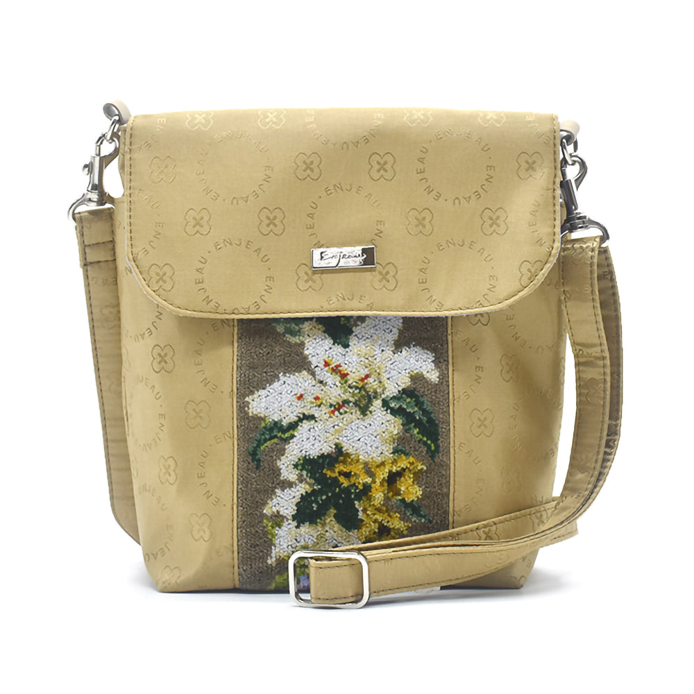 日本製 超軽量 かぶせ型ポシェット ショルダーバッグ 斜めがけ シェニール織 2130