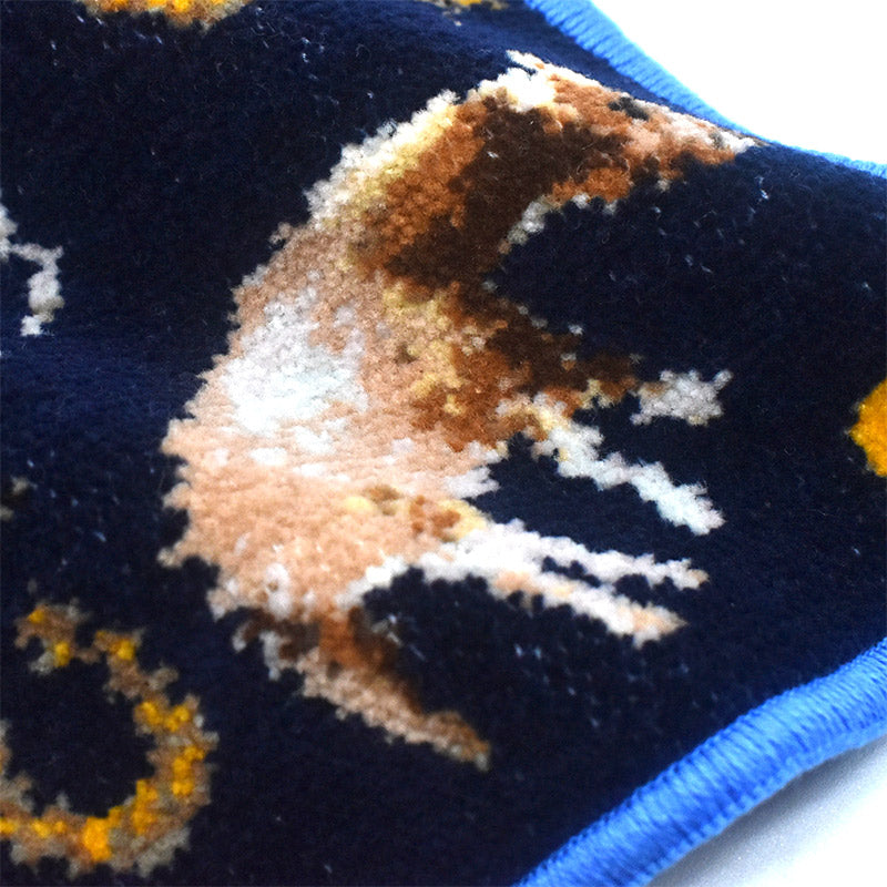 日本製 ポニー 馬柄 23cm シェニール織 ハンカチ タオルハンカチ アーンジョー Enjeau