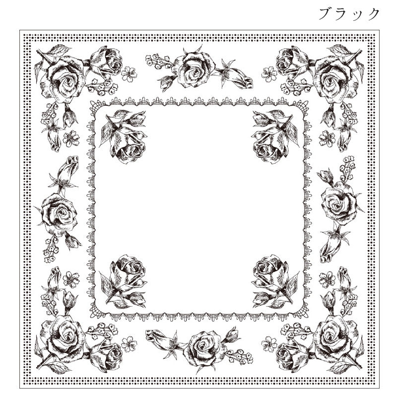 Linen la vie(リネン ラ・ヴィ):ボタニカル柄シリーズ リネンハンカチ