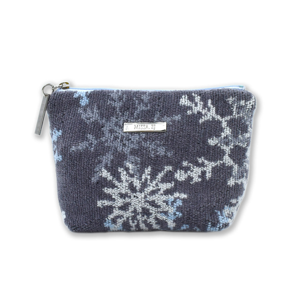 日本製 スノウシリーズ MISSA.EJ(ミッサ・イージェー) 三角ポーチ ミニポーチ シェニール織 2093