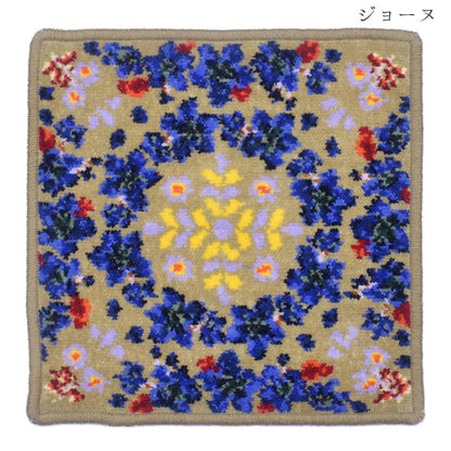 【2026年限定入荷】日本製 ハンカチ クラシカルタイルコレクション シェニール織 タオルハンカチ Enjeau アーンジョー