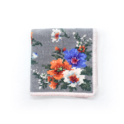 日本製 シェニール織 ハンカチ アラベラ タオルハンカチ Enjeau アーンジョー