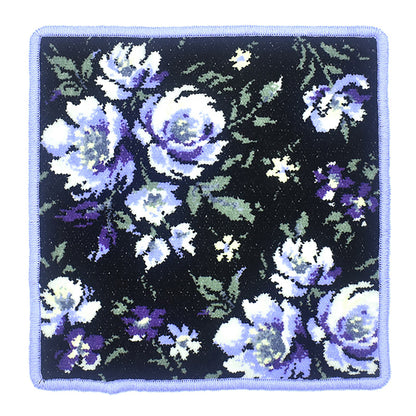 日本製 ローズソフィア シェニール織 タオルハンカチ ハンドタオル 23cm Enjeau アーンジョー