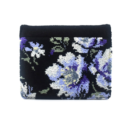 日本製 ポケットティッシュケース ローズソフィア ファスナーポケット付き シェニール織 ギフトラッピング対応可 Enjeau アーンジョー