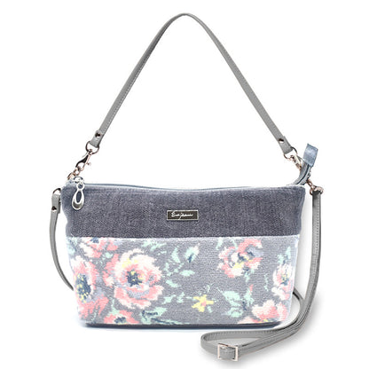 日本製 2wayバッグ ショルダーバッグ ポシェット ローズソフィア シェニール織 Enjeau アーンジョー