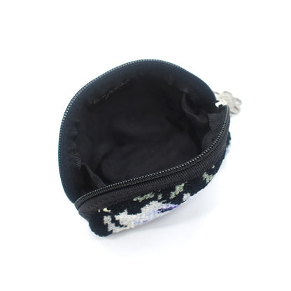 日本製 シェニール織 小銭入れ コインケース ローズソフィア 小さめ ギフトラッピング対応可 Enjeau アーンジョー