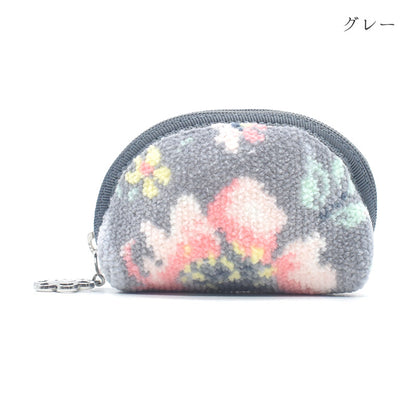 日本製 シェニール織 小銭入れ コインケース ローズソフィア 小さめ ギフトラッピング対応可 Enjeau アーンジョー