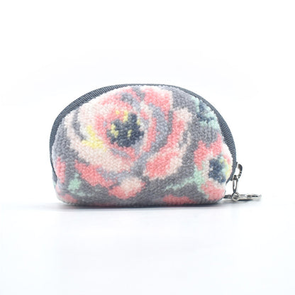 日本製 シェニール織 小銭入れ コインケース ローズソフィア 小さめ ギフトラッピング対応可 Enjeau アーンジョー