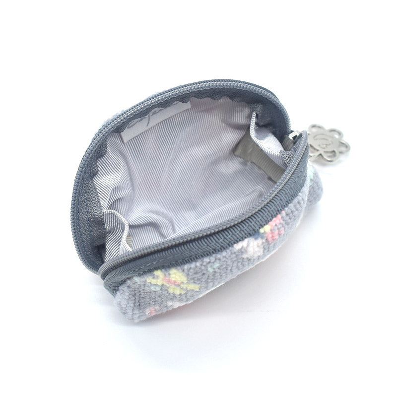 日本製 シェニール織 小銭入れ コインケース ローズソフィア 小さめ ギフトラッピング対応可 Enjeau アーンジョー