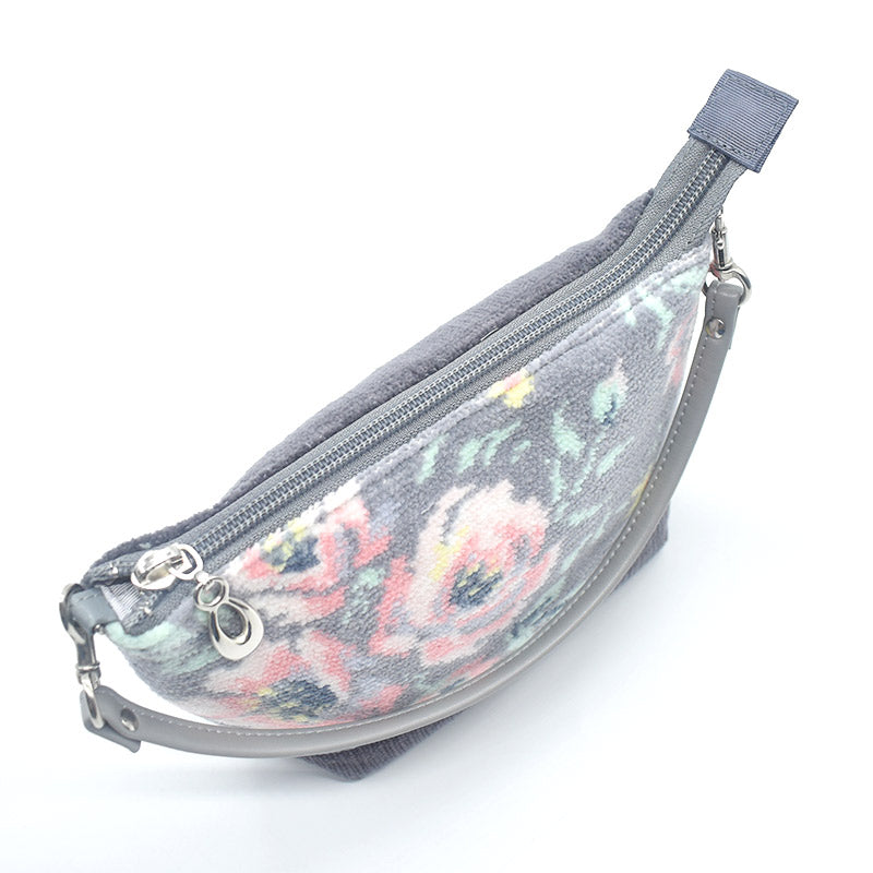 日本製 総シェニール織 コスメポーチ ローズソフィア 化粧ポーチ フォーマルバッグ Enjeau アーンジョー