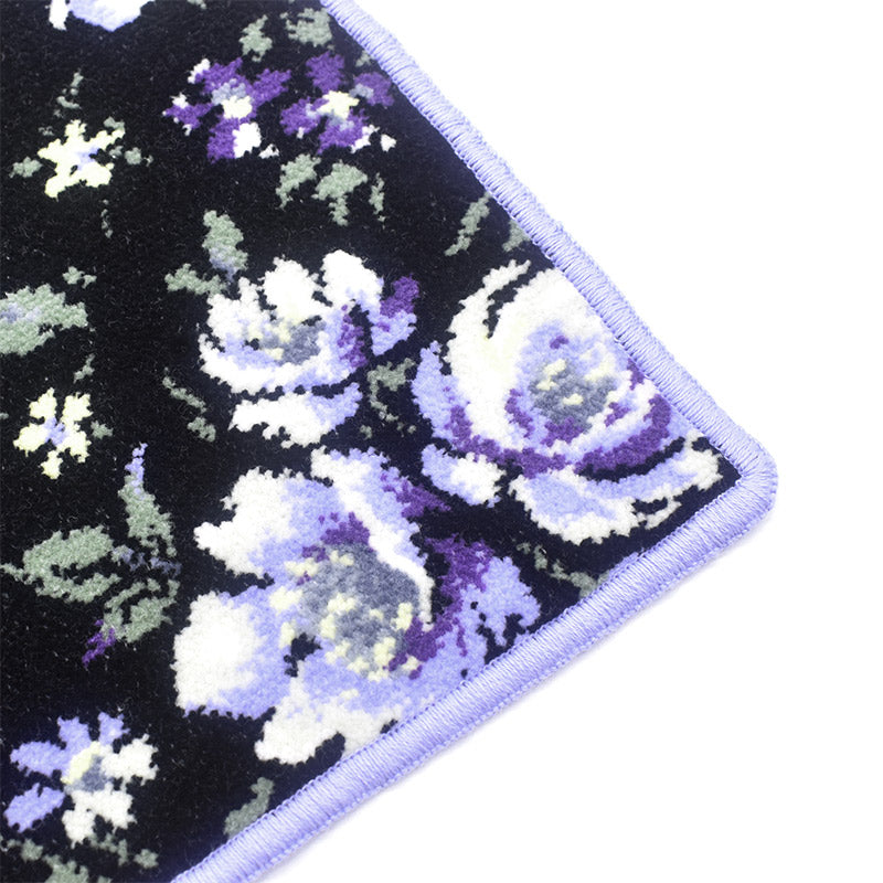 日本製 ローズソフィア シェニール織 タオルハンカチ ハンドタオル 23cm Enjeau アーンジョー