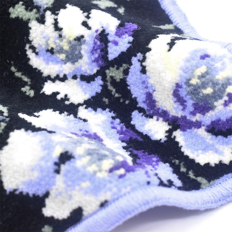 日本製 ローズソフィア シェニール織 タオルハンカチ ハンドタオル 23cm Enjeau アーンジョー