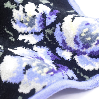 日本製 ローズソフィア シェニール織 タオルハンカチ ハンドタオル 23cm Enjeau アーンジョー