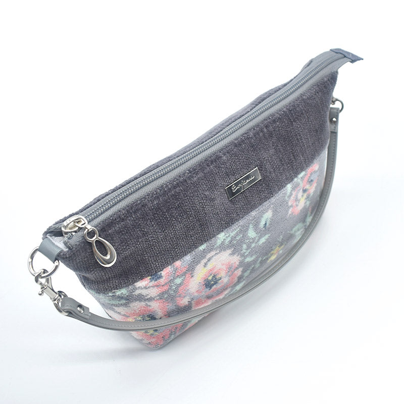 日本製 2wayバッグ ショルダーバッグ ポシェット ローズソフィア シェニール織 Enjeau アーンジョー