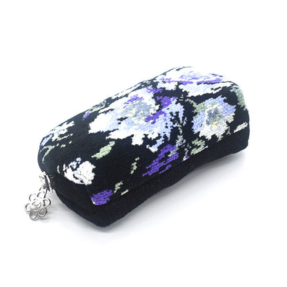 日本製 ミニポーチ ローズソフィア シェニール織 チャーム付 メイクポーチ 化粧ポーチ ギフトラッピング対応可 Enjeau アーンジョー