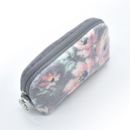 日本製 ミニポーチ ローズソフィア シェニール織 チャーム付 メイクポーチ 化粧ポーチ ギフトラッピング対応可 Enjeau アーンジョー