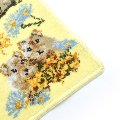 限定生産品 日本製 ハムスター シェニール織 ハンカチ Enjeau アーンジョー