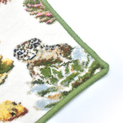 限定生産品 日本製 ヒョウモントカゲモドキ フトアゴヒゲトカゲ シェニール織 ハンカチ アーンジョー