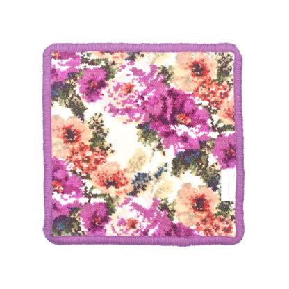 日本製 ブリス ミニハンカチ 17cm シェニール織 タオルハンカチ Enjeau アーンジョー