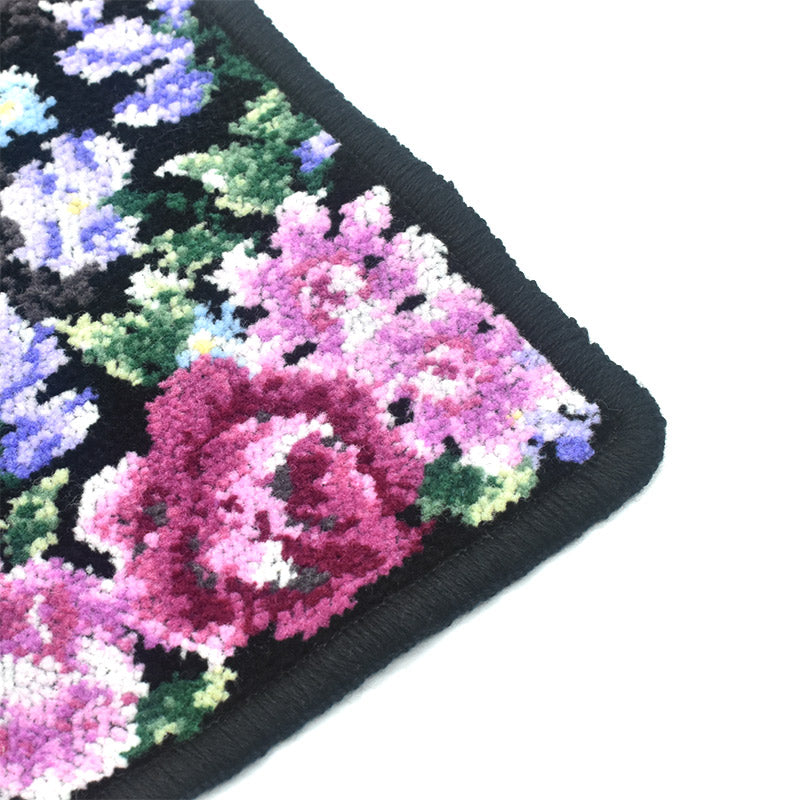 日本製 カルム ミニハンカチ 17cm シェニール織 タオルハンカチ アーンジョー Enjeau