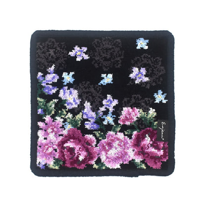 日本製 カルム ミニハンカチ 17cm シェニール織 タオルハンカチ アーンジョー Enjeau