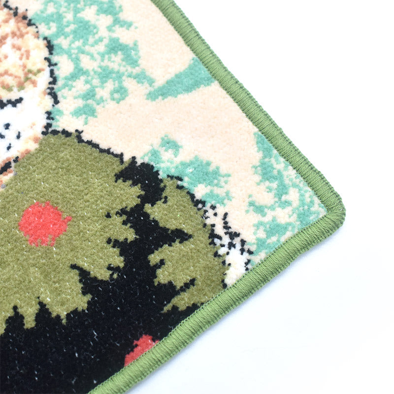 日本製 マンナイン mannine man9 猫キャラ シェニール織 タオルハンカチ Enjeau アーンジョー