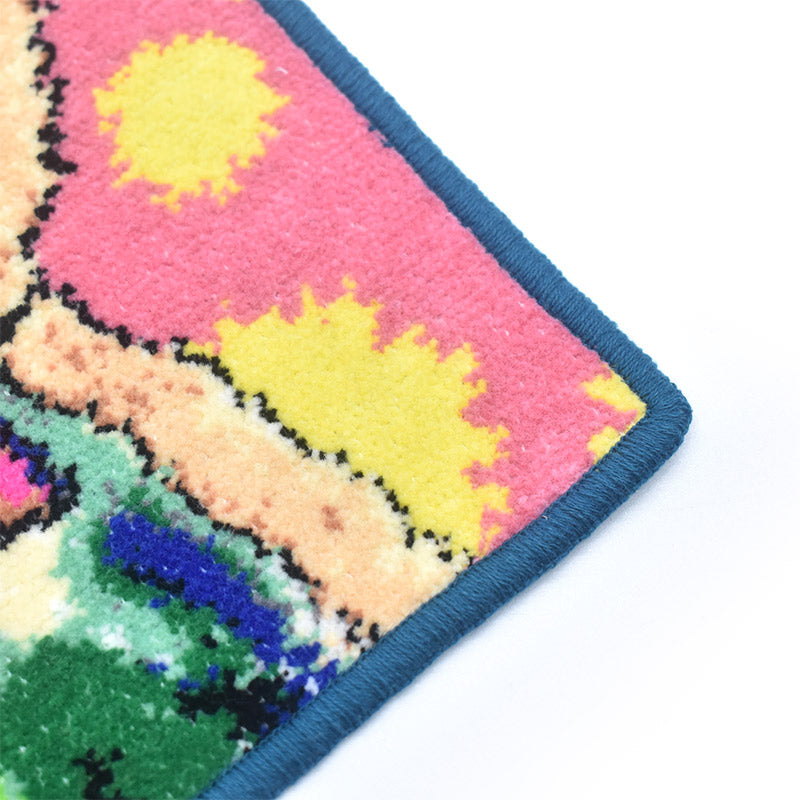 日本製 マンナイン mannine man9 猫キャラ シェニール織 タオルハンカチ Enjeau アーンジョー