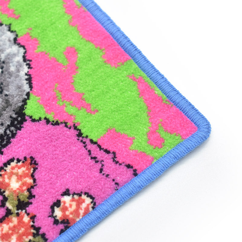 日本製 マンナイン mannine man9 猫キャラ シェニール織 タオルハンカチ Enjeau アーンジョー