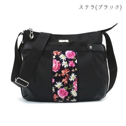 日本製 軽量 ショルダーバッグ 斜めがけ 肩掛け 花柄 アーンジョー Enjeau 母の日 プレゼント