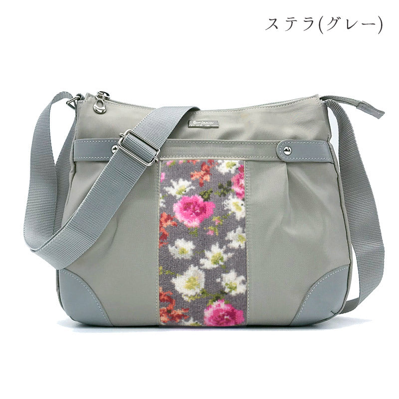 日本製 軽量 ショルダーバッグ 斜めがけ 肩掛け 花柄 アーンジョー Enjeau 母の日 プレゼント