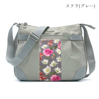 日本製 軽量 ショルダーバッグ 斜めがけ 肩掛け 花柄 アーンジョー Enjeau 母の日 プレゼント