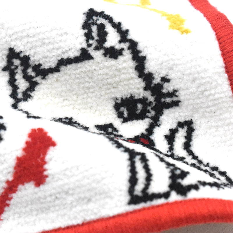 RUNE【内藤ルネ × アーンジョー】アイテム  日本製  シェニール織 ハンカチ 2155