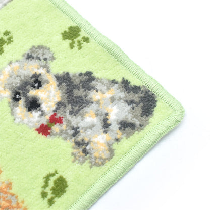 ※2枚以上ご購入で送料無料 セール 日本製 ドッグ シェニール織 ハンカチ