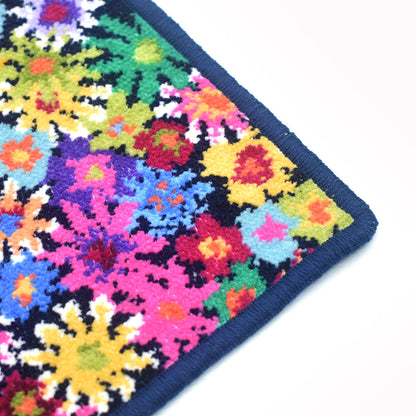 日本製 シェニール織 ハンカチ アンナ柄 タオルハンカチ ハンドタオル Enjeau アーンジョー