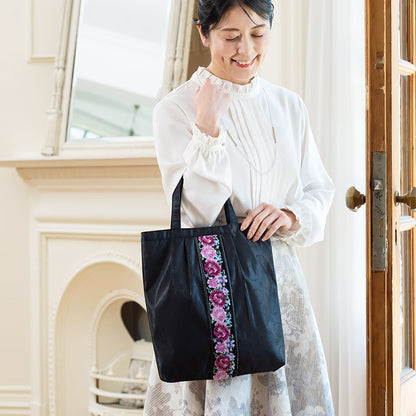 日本製 軽量 縦型トートバッグ カルム ハンドバッグ 大きめ