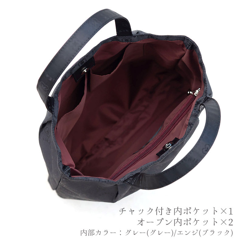 日本製 軽量 縦型トートバッグ カルム ハンドバッグ 大きめ