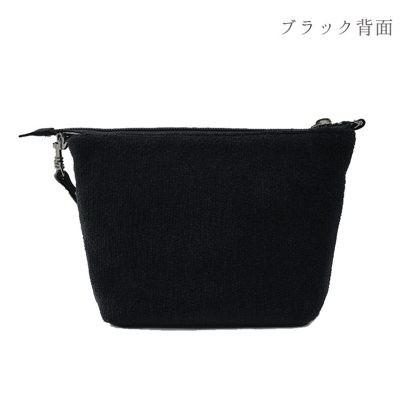 日本製 総シェニール織 コスメポーチ ローズソフィア 化粧ポーチ フォーマルバッグ Enjeau アーンジョー