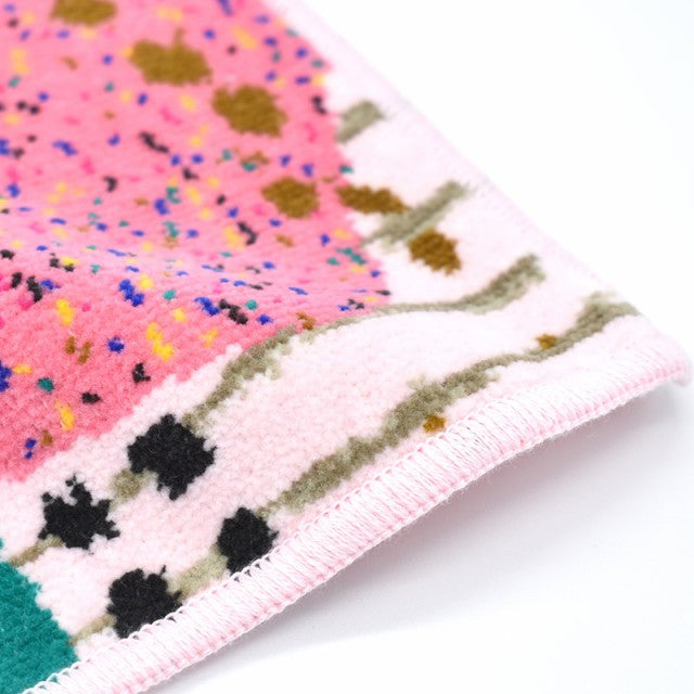 ※2枚以上ご購入で送料無料 セール 日本製 スプリング シェニール織 ハンカチ