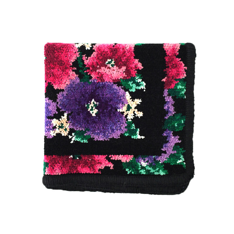 日本製 カルム シェニール織 タオルハンカチ ハンドタオル 23cm Enjeau アーンジョー