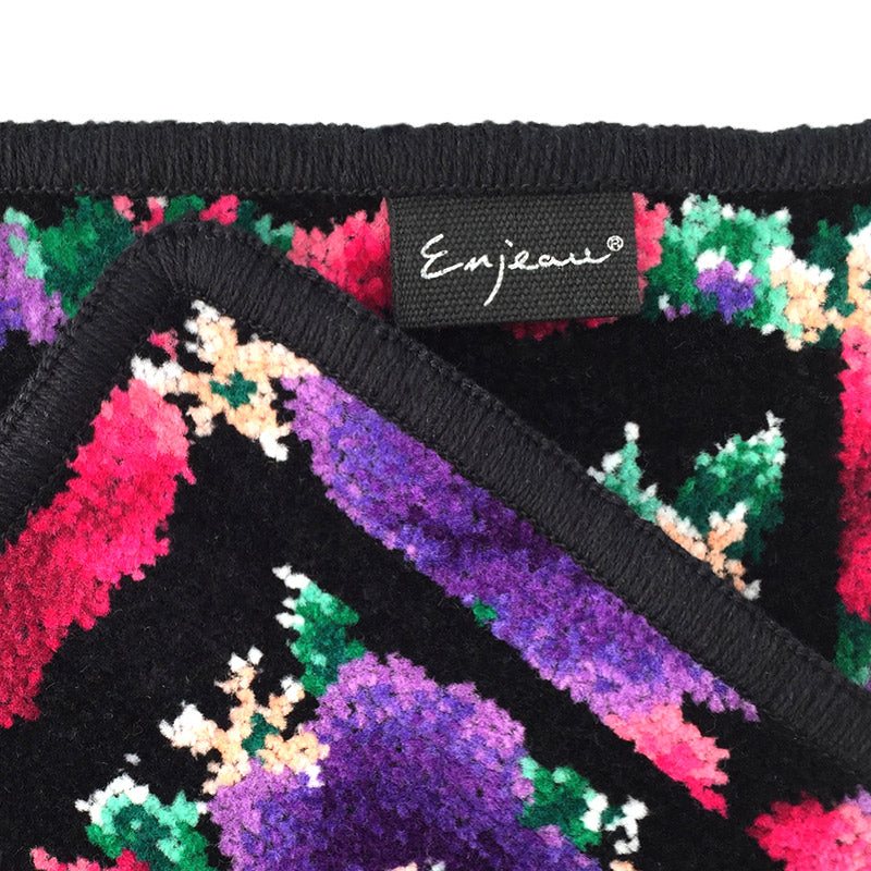 日本製 ミネット ミニハンカチ 17cm シェニール織 タオルハンカチ アーンジョー Enjeau