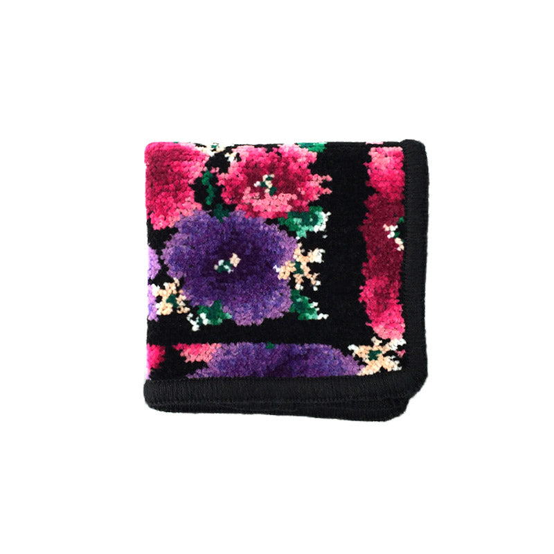 日本製 ミネット ミニハンカチ 17cm シェニール織 タオルハンカチ アーンジョー Enjeau