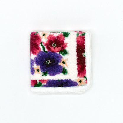 日本製 ミネット ミニハンカチ 17cm シェニール織 タオルハンカチ アーンジョー Enjeau