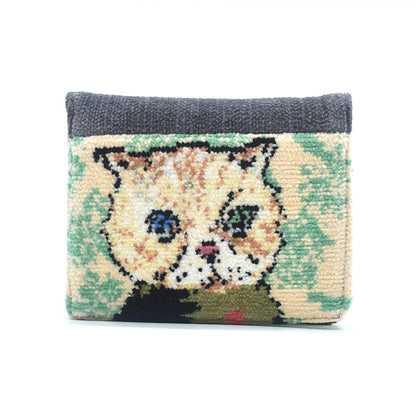 日本製 マンナイン mannine man9 猫キャラ ポケットティッシュ シェニール織 ポケット付き Enjeau アーンジョー