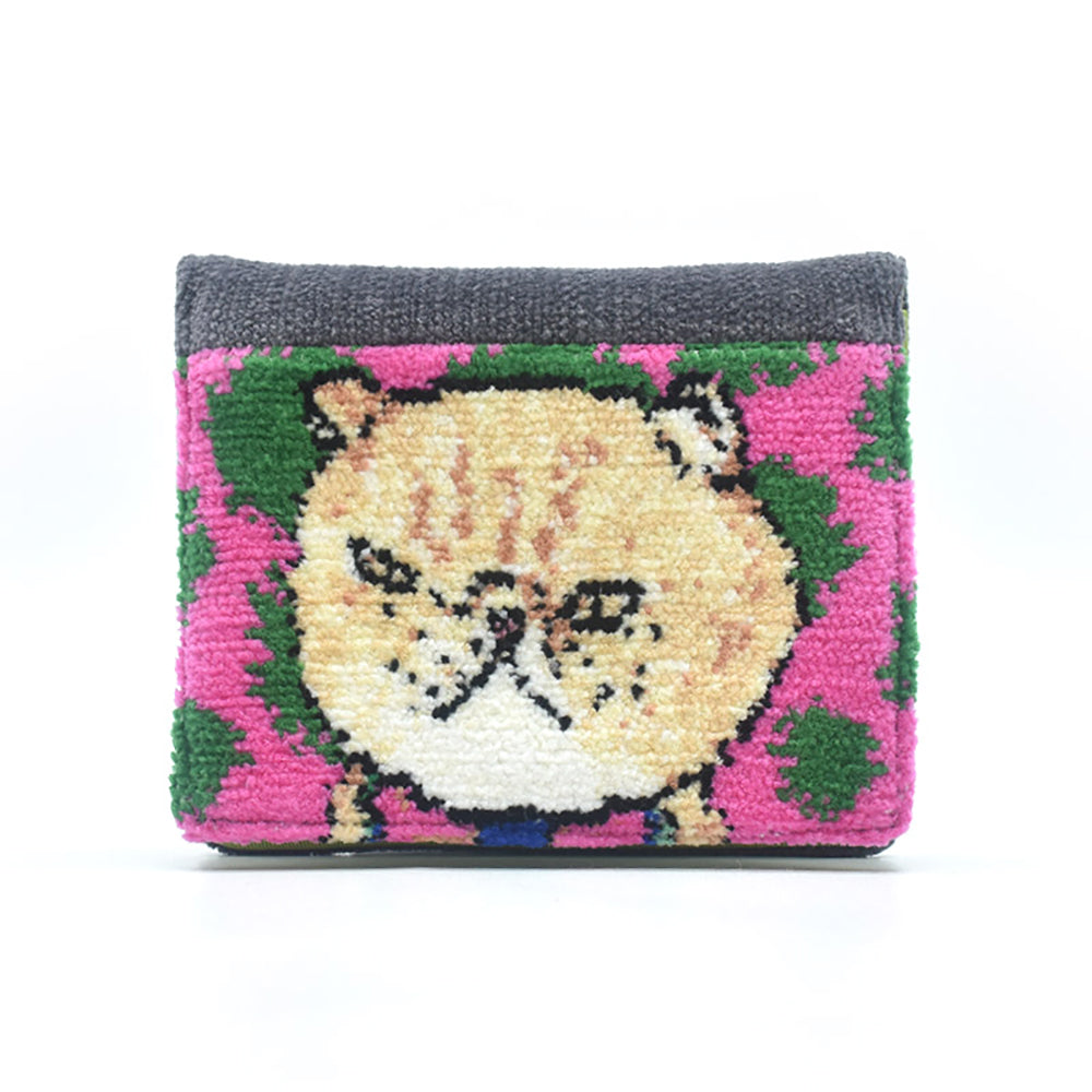 日本製 マンナイン mannine man9 猫キャラ ポケットティッシュ シェニール織 ポケット付き Enjeau アーンジョー