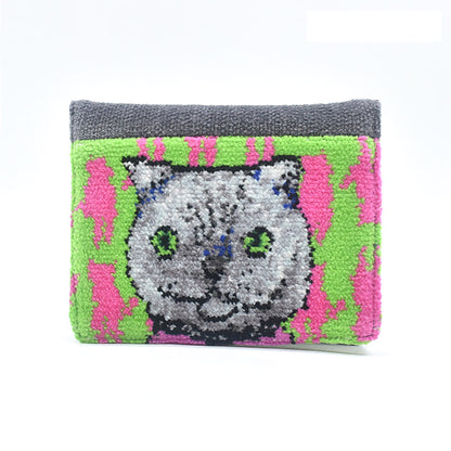 日本製 マンナイン mannine man9 猫キャラ ポケットティッシュ シェニール織 ポケット付き Enjeau アーンジョー