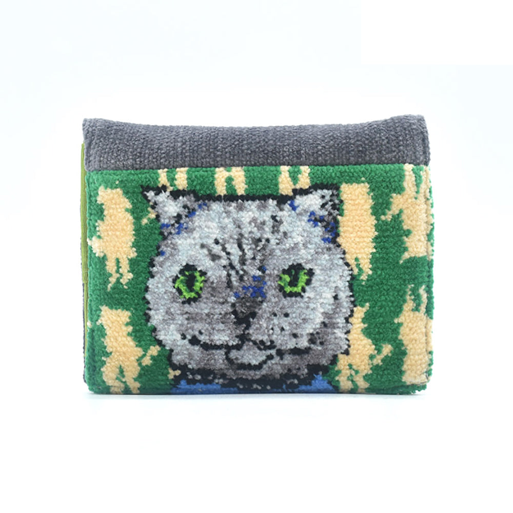 日本製 マンナイン mannine man9 猫キャラ ポケットティッシュ シェニール織 ポケット付き Enjeau アーンジョー