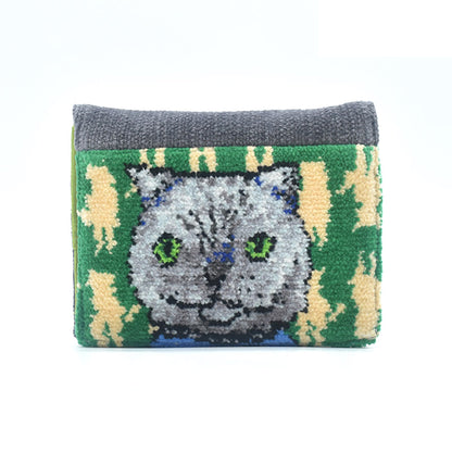 日本製 マンナイン mannine man9 猫キャラ ポケットティッシュ シェニール織 ポケット付き Enjeau アーンジョー