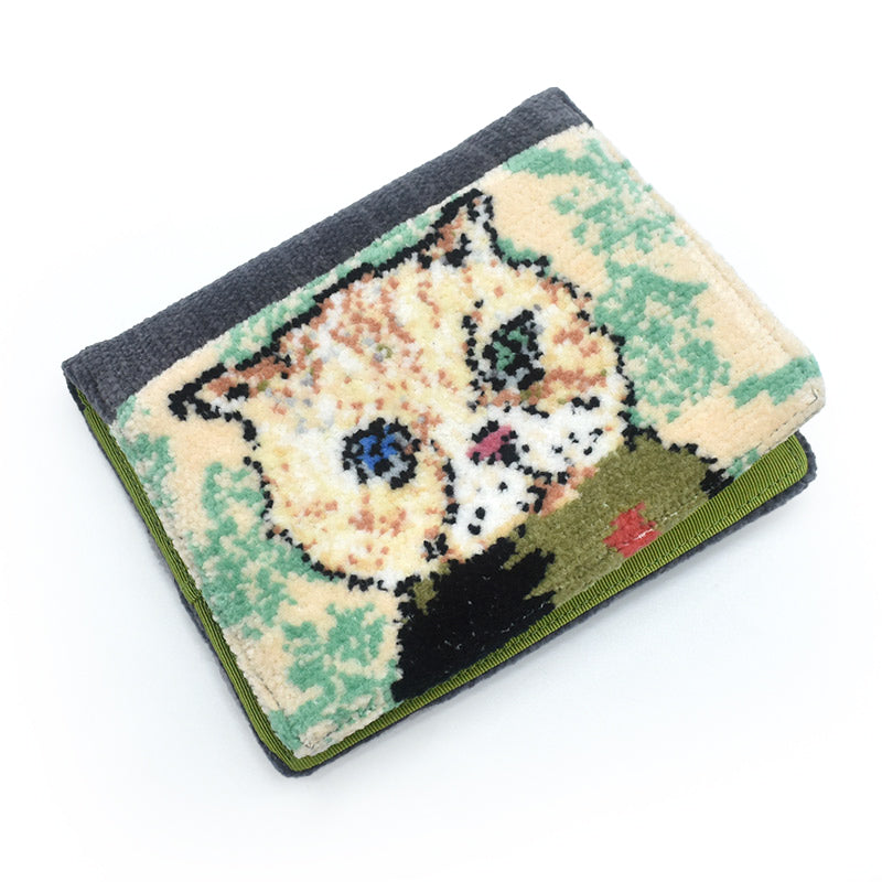 日本製 マンナイン mannine man9 猫キャラ ポケットティッシュ シェニール織 ポケット付き Enjeau アーンジョー