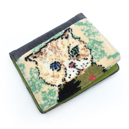 日本製 マンナイン mannine man9 猫キャラ ポケットティッシュ シェニール織 ポケット付き Enjeau アーンジョー